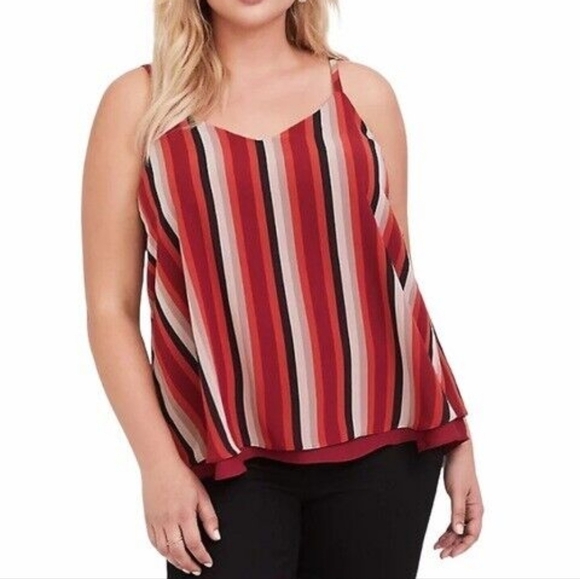 00 (M/L) - torrid • Sophie Chiffon Double Layer Cami - Picture 6 of 6